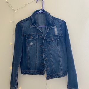 Distressed Denim Jacket